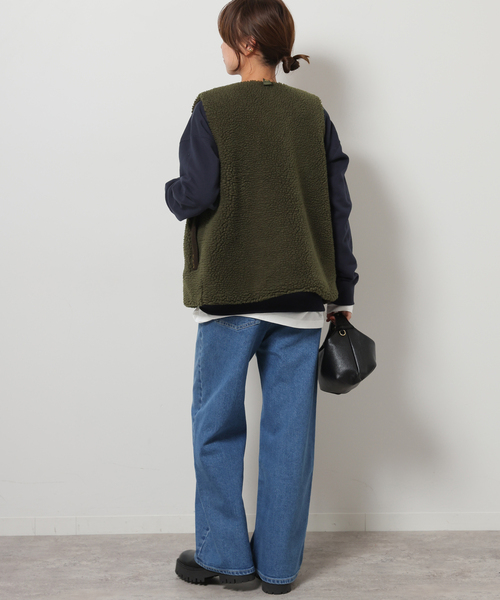 あ*様 Barbour/ Dulsie ボア ライナー ベスト 90年代 英国製 Barbour バブアー パイルライナーベスト