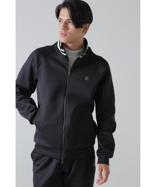 St ANDREWS（セントアンドリュース）の「ダンボールニットブルゾン (MENS)（スウェット・メンズ・ブラック/グレー・L/M）」の3枚目の写真