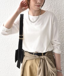 SHIPS Colors:コットン レイヤード TEE 3(ロンT)◇