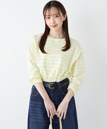 SHIPS Colors:コットン レイヤード TEE 3(ロンT)◇