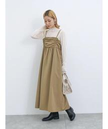 Samansa Mos2 blue | シアーグログランキャミワンピース(ワンピース)