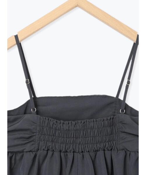 Samansa Mos2 blue(サマンサモスモスブルー)の「シアーグログランキャミワンピース(ワンピース・レディース・キャメル/チャコールグレー/ライトベージュ・F)」の16枚目の写真