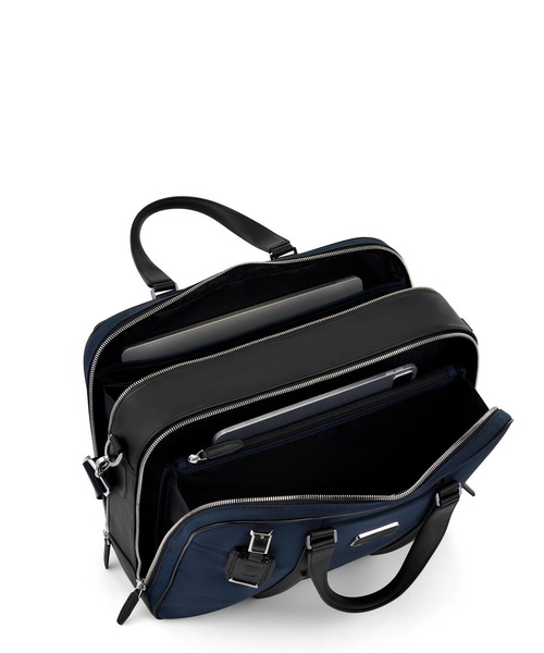 TUMI ビジネスバッグ JARVISネイビー TUMI（トゥミ）の「JARVIS デラックス・ラップトップ・ブリーフ