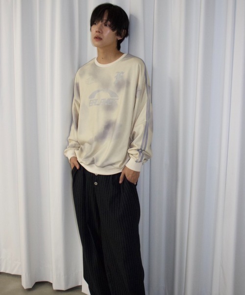 FCMM(エフシーエムエム)の「BALANCE CREWNECK SWEATSHIRT/バランスクルーネックスウェットシャツ(スウェット・メンズ・イエロー/ブラック/グレー・MEDIUM/LARGE)」の4枚目の写真