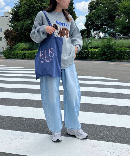 AS KNOW AS plus（アズノゥアズプラス）の「◇アソートデザインビッグサイズジャガードニットプルオーバー（ニット/セーター・レディース・ブラック系/ネイビー系/グレー系・FREE）」の19枚目の写真