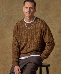 THEOREM(ZI)mn3039-Layer of Leopard CN Sweater Ip[hZ[^[(jbg/Z[^[)