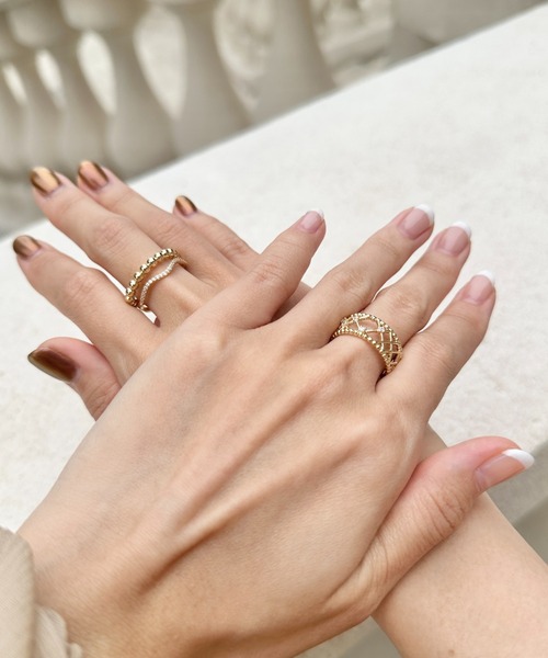 ciite'(シーテ)の「beans ring(リング・レディース・ゴールド・FREE)」の4枚目の写真