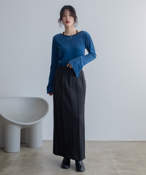 VACANCY（ヴァカンシー）の「ベロアシアーチョーカートップス/新柄追加（Tシャツ/カットソー・レディース・ブラック/ブルー/その他・FREE）」の20枚目の写真