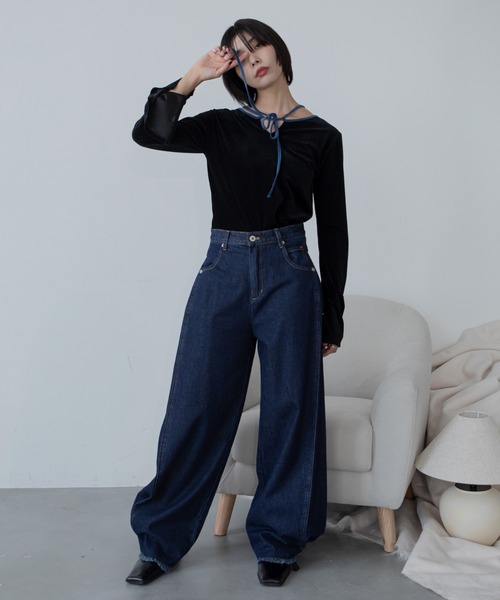 ベロアシアーチョーカートップス/新柄追加（Tシャツ/カットソー