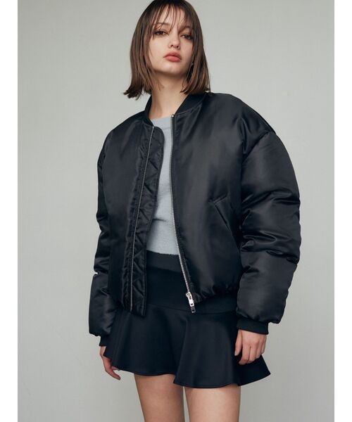 EMODA(エモダ)の「ミニフレアスカート(スカート・レディース・グレー/ブラック・MEDIUM/SMALL)」の7枚目の写真