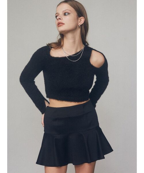 EMODA(エモダ)の「ミニフレアスカート(スカート・レディース・グレー/ブラック・MEDIUM/SMALL)」の15枚目の写真