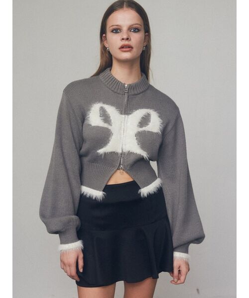 EMODA(エモダ)の「ミニフレアスカート(スカート・レディース・グレー/ブラック・MEDIUM/SMALL)」の19枚目の写真