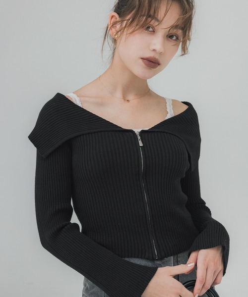 Amazon | [WANSHIX] オフショルダー トップス レディース