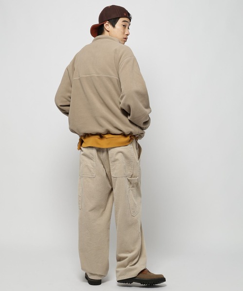 niko and...（ニコアンド）の「【CITY CREEK】ハーフボタンフリースプルオーバー（その他トップス・レディース・チャコール/ベージュ/スカイブルー・LARGE/MEDIUM）」の8枚目の写真