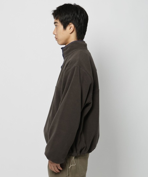 niko and...（ニコアンド）の「【CITY CREEK】ハーフボタンフリースプルオーバー（その他トップス・レディース・チャコール/ベージュ/スカイブルー・LARGE/MEDIUM）」の15枚目の写真