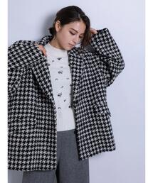 Te chichi CLASSIC | ロービングアソートパターンオーバーコート(その他アウター)