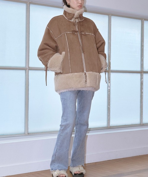 リボンムートンコート（ムートンコート）｜Lil Ambition（リル