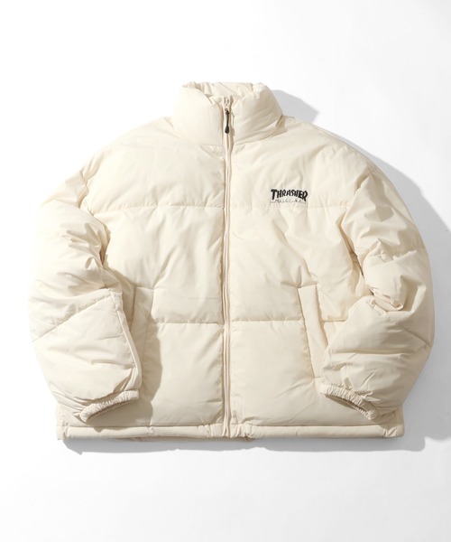 THRASHER(スラッシャー)の「【THRASHER/スラッシャー】コットンライク タイプライター / 中綿ジャケット 別注(ダウンジャケット/コート・メンズ・ブラック/アイボリー・L/XL/M)」の18枚目の写真