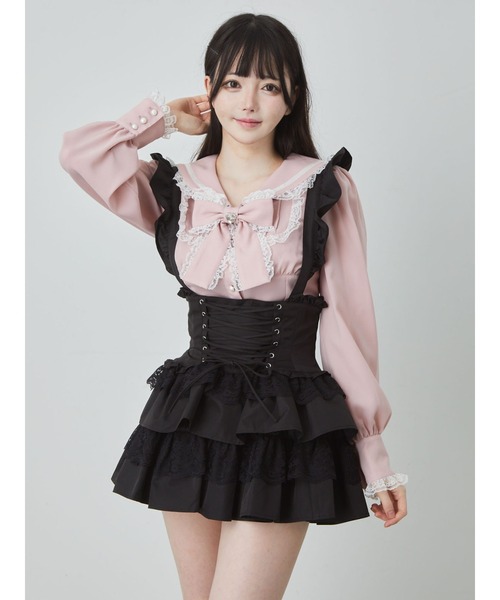 Ank Rouge（アンクルージュ）の「コルセットティアードJSK