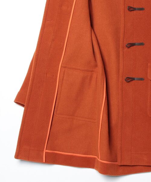 INVERTERE（インバーティア）の「INVERTERE / インバーティア：DUFFLE COAT REGULAR FIT：IV242JE25011[MUS]（ダッフルコート・メンズ・オレンジ・38）」の3枚目の写真
