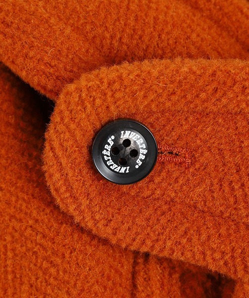 INVERTERE（インバーティア）の「INVERTERE / インバーティア：DUFFLE COAT REGULAR FIT：IV242JE25011[MUS]（ダッフルコート・メンズ・オレンジ・38）」の5枚目の写真