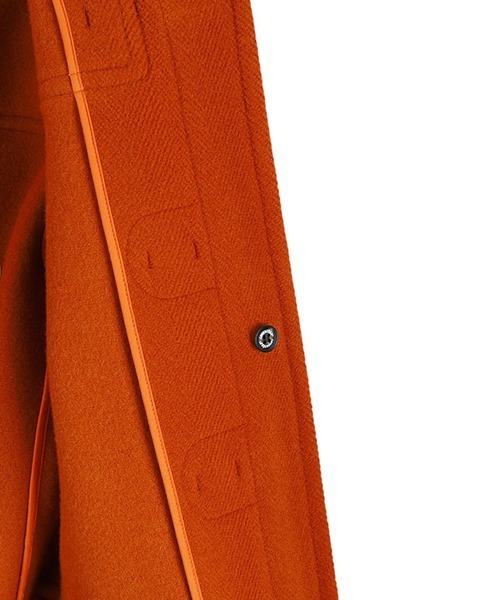 INVERTERE（インバーティア）の「INVERTERE / インバーティア：DUFFLE COAT REGULAR FIT：IV242JE25011[MUS]（ダッフルコート・メンズ・オレンジ・38）」の7枚目の写真