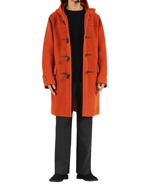 INVERTERE（インバーティア）の「INVERTERE / インバーティア：DUFFLE COAT REGULAR FIT：IV242JE25011[MUS]（ダッフルコート・メンズ・オレンジ・38）」の13枚目の写真