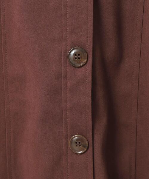 ITS'DEMO（イッツデモ）の「◆【後ろウエストゴム／手洗い可】フロントボタンスカート（スカート・レディース・ダークブラウン/ブルー/ネイビー/ベージュ・00）」の8枚目の写真