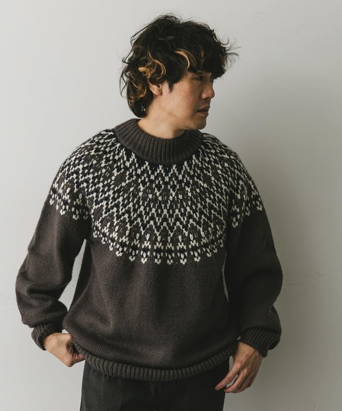 新品◇元エルメス】 デボン ファクチュール モックネック ニット