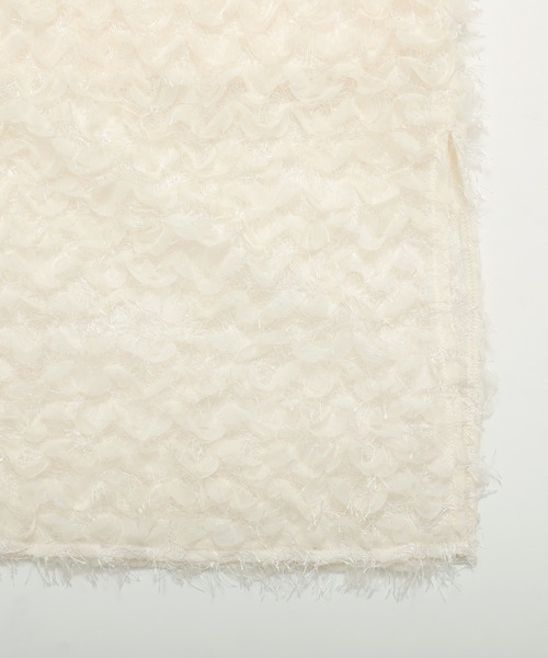 MERAKI（メラキ）の「フラワーモチーフタイトスカート（スカート・レディース・ホワイト/ブラック・S/M）」の14枚目の写真