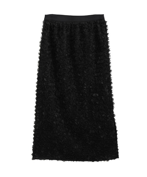 MERAKI（メラキ）の「フラワーモチーフタイトスカート（スカート・レディース・ホワイト/ブラック・S/M）」の18枚目の写真