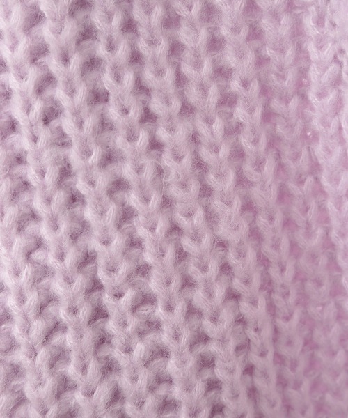 CRAFT STANDARD BOUTIQUE（クラフトスタンダードブティック）の「フリンジニットカーディガン（カーディガン/ボレロ・レディース・アイボリー/サックスブルー/チャコールグレー/パープル・FREE）」の20枚目の写真