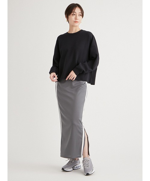 emmi(エミ)の「eco ジャージースカート(スカート・レディース・ブラック/ホワイト/グレー・0/1)」の19枚目の写真