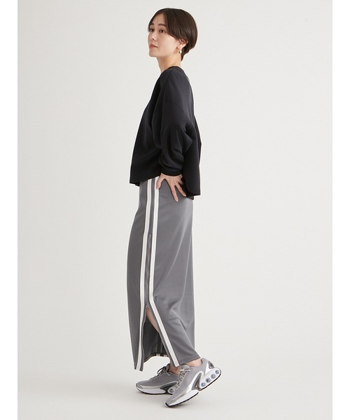 emmi(エミ)の「eco ジャージースカート(スカート・レディース・ブラック/ホワイト/グレー・0/1)」の20枚目の写真