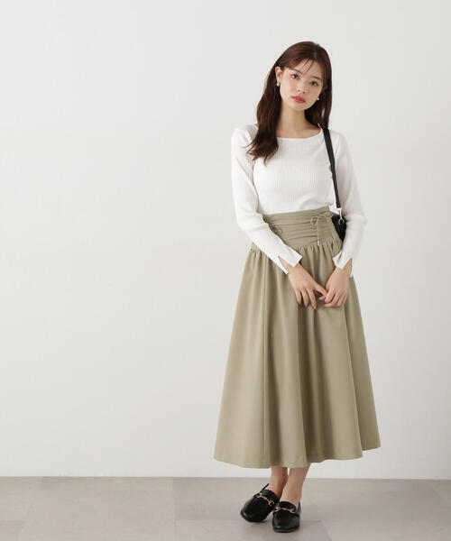 PROPORTION BODY DRESSING（プロポーションボディドレッシング）の「ボートネックリブニット / 1215170203（ニット/セーター・レディース・ホワイト系その他/パープル/オフホワイト・MEDIUM/SMALL）」の15枚目の写真