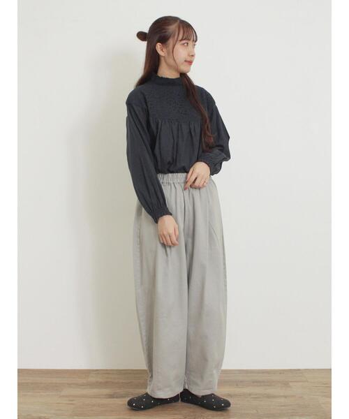 Samansa Mos2（サマンサ モスモス）の「【M/Lサイズ】ツイル/デニムカーブパンツ（その他パンツ・レディース・ベージュ/ブラック/グレー/キナリ・L/M）」の21枚目の写真