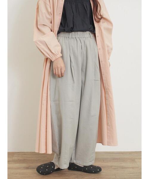 Samansa Mos2（サマンサ モスモス）の「【M/Lサイズ】ツイル/デニムカーブパンツ（その他パンツ・レディース・ベージュ/ブラック/グレー/キナリ・L/M）」の18枚目の写真