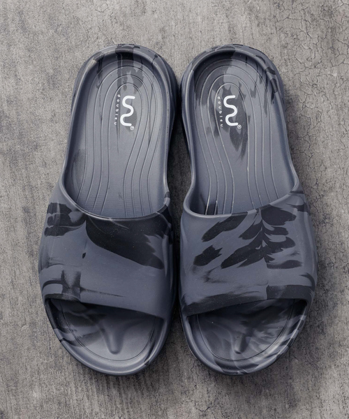 Doubleu(ダブリュー)の「【Doubleu /ダブリュー】ULTRA SPORTY SLIDE MBL EVA/ マーブル /スライド サンダル(サンダル・メンズ・グレー系その他/ブラック・41/42/43/40)」の9枚目の写真