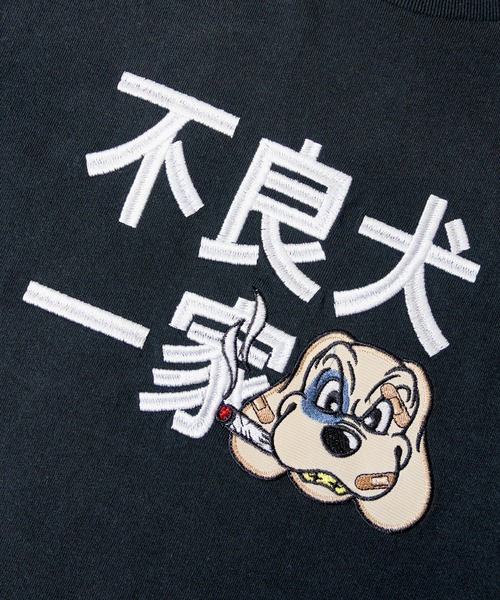 GALFY(ガルフィー)の「GA×GALFY-ファミリーわんこロンTee(Tシャツ/カットソー・メンズ・ホワイト/ブラック・XL/L)」の9枚目の写真