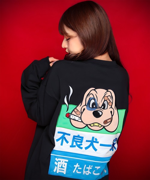 セール】GA×GALFY-ファミリーわんこロンTee（Tシャツ/カットソー