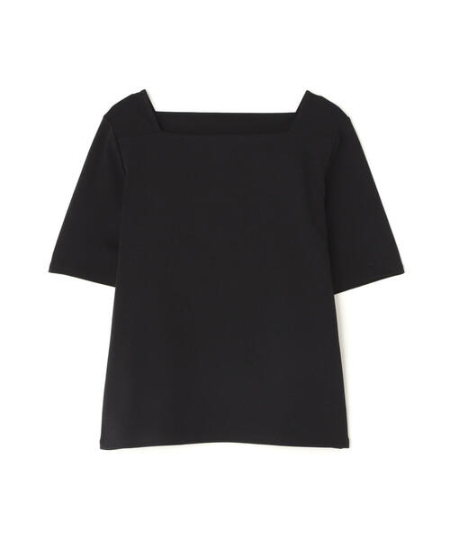 NATURAL BEAUTY BASIC(ナチュラルビューティーベーシック)の「◇ベーシックTシャツシリーズ スクエアネック(Tシャツ/カットソー・レディース・オフホワイト/グレー/ブラック・FREE)」の4枚目の写真