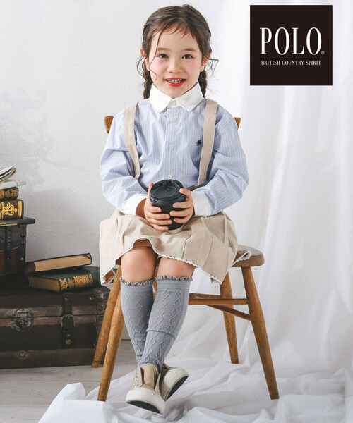 SLAP SLIP（スラップスリップ）の「【POLO BCS(ポロ・ビーシーエス)×SLAP SLIPコラボ】【お揃い】襟カフスバイカラーストライプ柄シャツ(80~130cm)（シャツ/ブラウス・キッズ・ピンク系その他/ブルー系その他・120cm/130cm/80ｃｍ/90cm/110cm/100cm）」の19枚目の写真