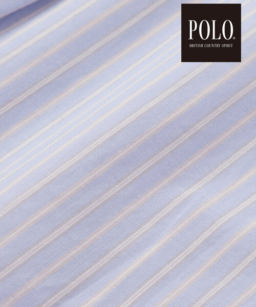 SLAP SLIP（スラップスリップ）の「【POLO BCS(ポロ・ビーシーエス)×SLAP SLIPコラボ】【お揃い】襟カフスバイカラーストライプ柄シャツ(80~130cm)（シャツ/ブラウス・キッズ・ピンク系その他/ブルー系その他・120cm/130cm/80ｃｍ/90cm/110cm/100cm）」の6枚目の写真