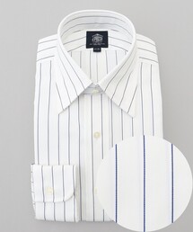 【PREMIUM PLEATS / 形態安定】スーピマコットンボールドストライプ ドレスシャツ / レギュラー