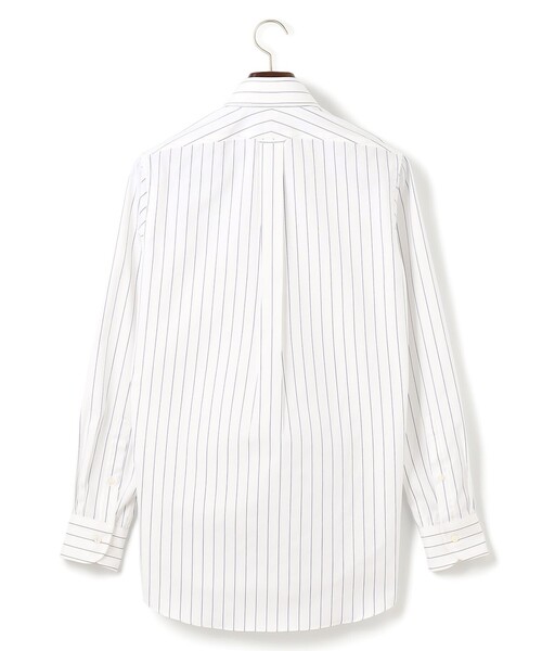 J.PRESS(ジェイプレス)の「【PREMIUM PLEATS / 形態安定】スーピマコットンボールドストライプ ドレスシャツ / レギュラー(シャツ/ブラウス・メンズ・ネイビー系2・首回り43cm-裄丈86cm/首回り42cm-裄丈86cm/首回り41cm-裄丈85cm/首回り40cm-裄丈85cm/首回り39cm-裄丈84cm/首回り38cm-裄丈84cm/首回り37cm-裄丈82cm)」の3枚目の写真