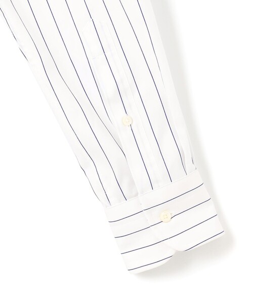 J.PRESS(ジェイプレス)の「【PREMIUM PLEATS / 形態安定】スーピマコットンボールドストライプ ドレスシャツ / レギュラー(シャツ/ブラウス・メンズ・ネイビー系2・首回り43cm-裄丈86cm/首回り42cm-裄丈86cm/首回り41cm-裄丈85cm/首回り40cm-裄丈85cm/首回り39cm-裄丈84cm/首回り38cm-裄丈84cm/首回り37cm-裄丈82cm)」の7枚目の写真