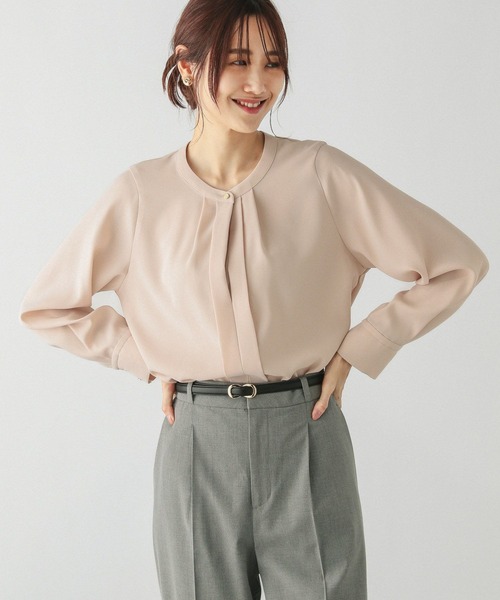 かずちゃん　フルセット✖︎2 セール】キレイつづく2WAYタックブラウス/147533（シャツ/ブラウス