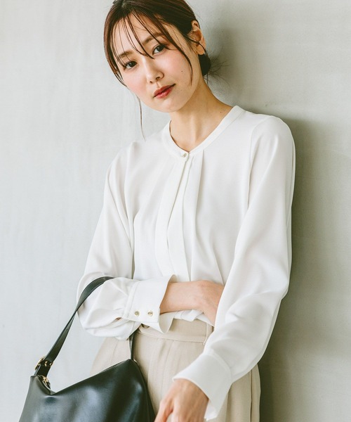 ❁れの様❁オーダーのお品です セール】キレイつづく2WAYタックブラウス/147533（シャツ