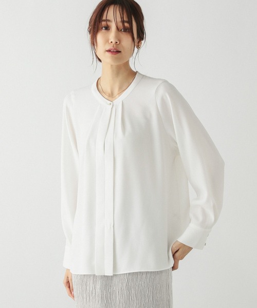 ❁れの様❁オーダーのお品です キレイつづく2WAYタックブラウス/147533｜グローバルワークの