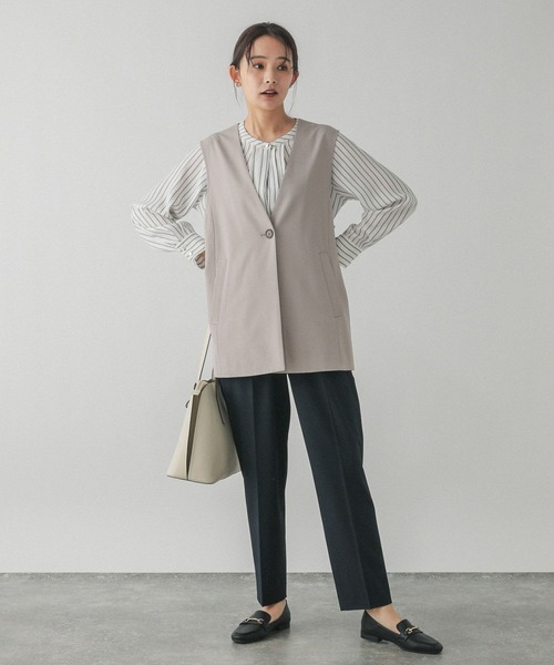 セール】キレイつづく2WAYタックブラウス/147533（シャツ/ブラウス